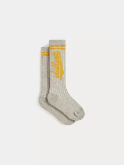 Bonpoint Doby Socks Heathered Gray |Child Socks And Underwear