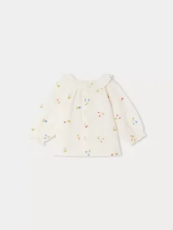 Bonpoint Dolci Blouse Milk White |Newborn & Baby Tops