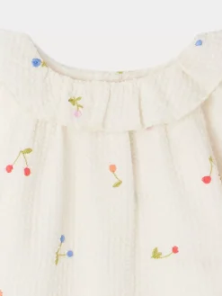 Bonpoint Dolci Blouse Milk White |Newborn & Baby Tops