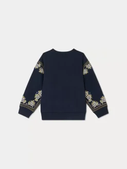 Bonpoint Dolores Sweatshirt Navy |Child Sweatshirts