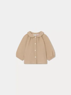 Bonpoint Domino Blouse Ivory |Newborn & Baby Tops