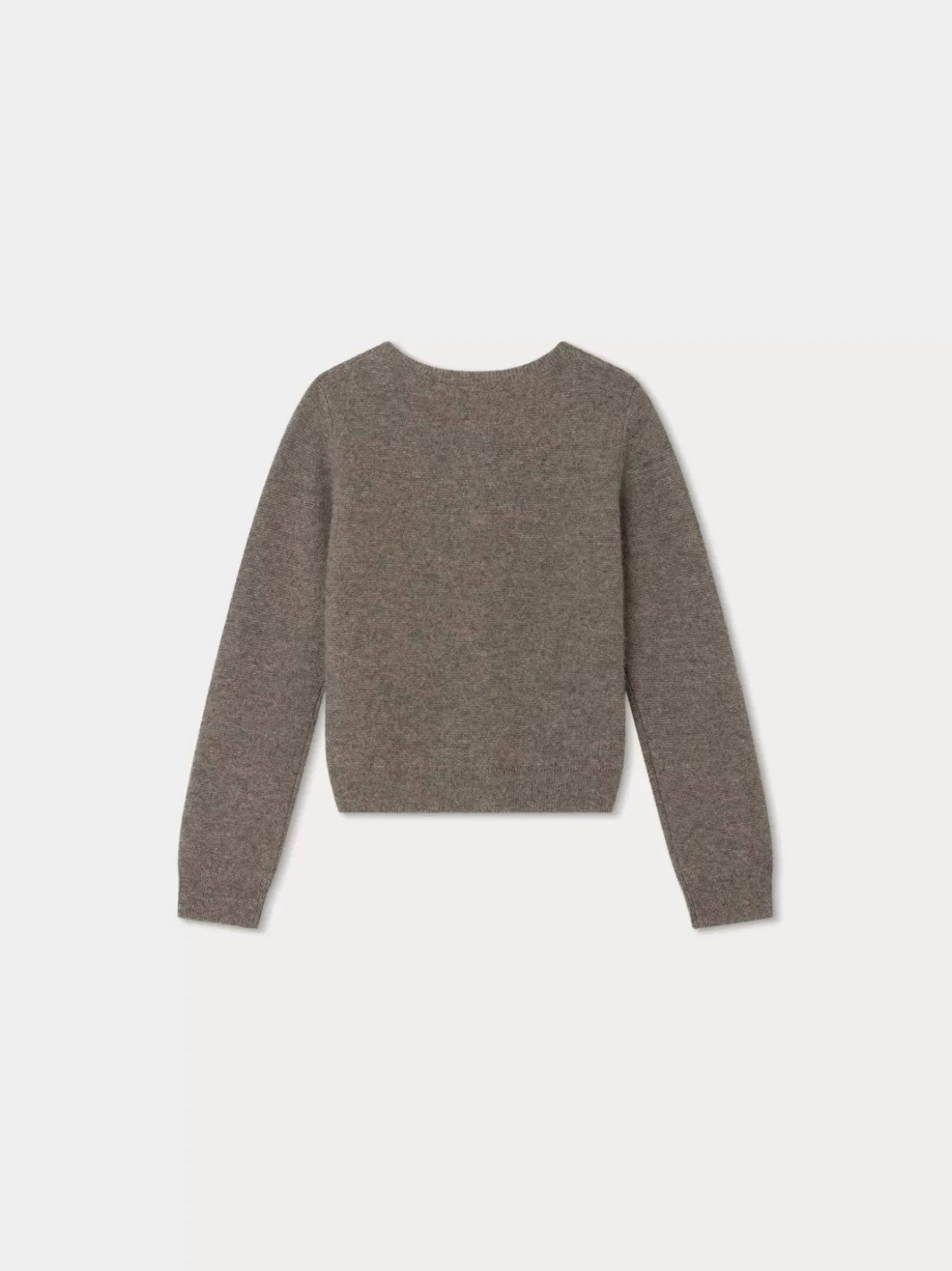 Bonpoint Dounia Cardigan Brown |Child Cardigans And Sweaters