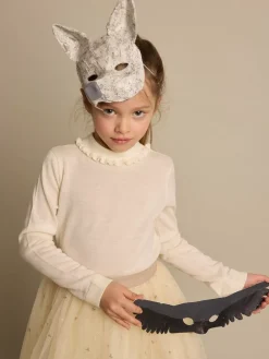 Bonpoint Drynji Sweater Milk White |Child Cardigans And Sweaters