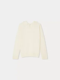 Bonpoint Drynji Sweater Milk White |Child Cardigans And Sweaters