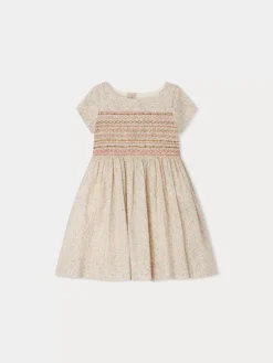 Bonpoint Duchesse Dress Pink Flowers |Child Dresses