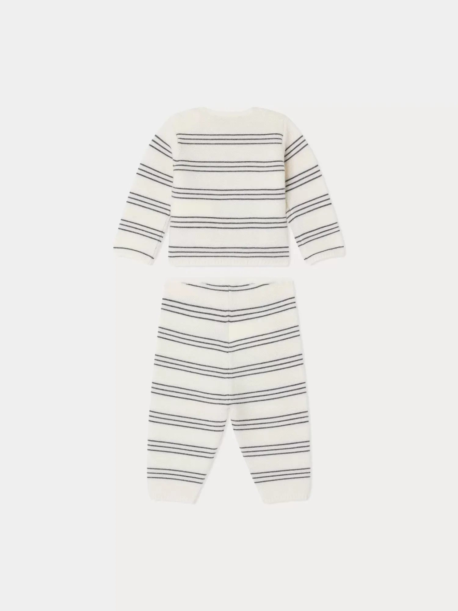 Bonpoint Ensemble Dini Gris Chine |Newborn & Baby Sets And Jumpsuits