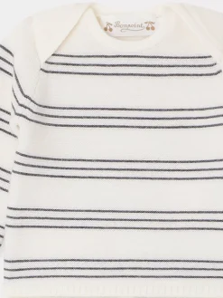 Bonpoint Ensemble Dini Gris Chine |Newborn & Baby Sets And Jumpsuits