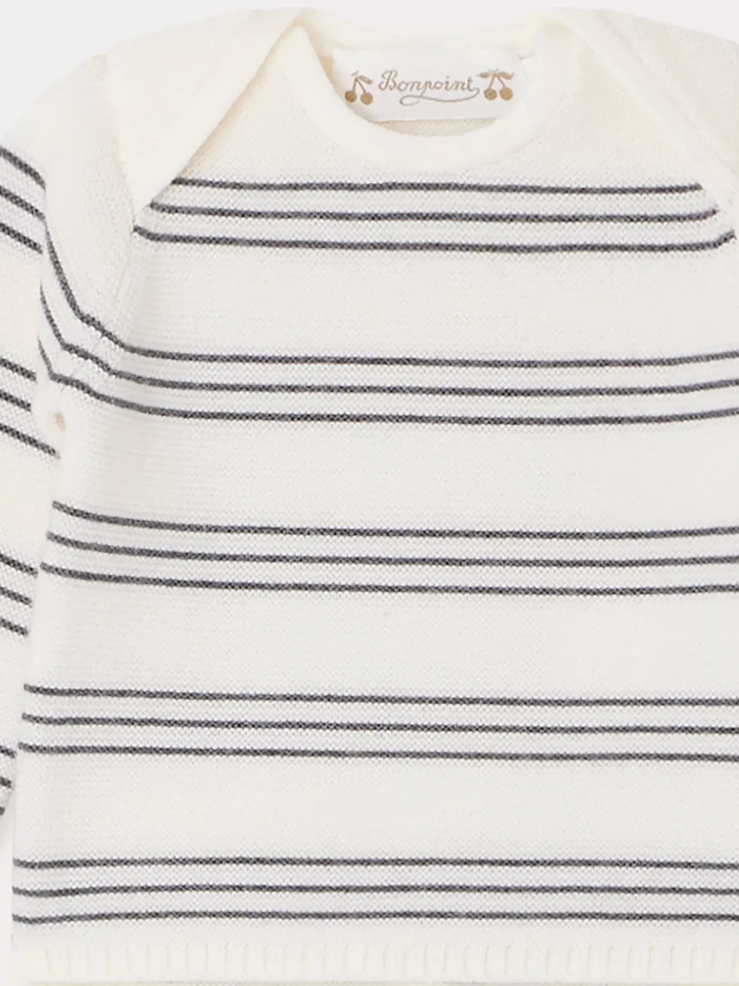 Bonpoint Ensemble Dini Gris Chine |Newborn & Baby Sets And Jumpsuits