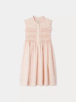 Bonpoint Fabiola Dress Pale Pink |Child Dresses