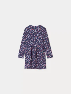 Bonpoint Fantine Dress Navy |Child Dresses