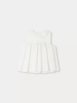 Bonpoint Faye Blouse Milk White |Child Tops