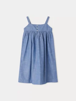 Bonpoint Fedora Dress Blue |Child Dresses