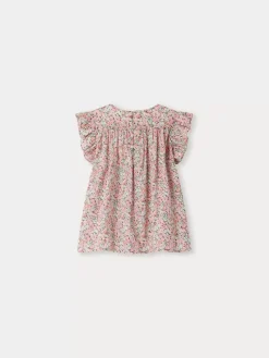 Bonpoint Fidji Blouse Coral |Child Tops