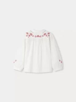 Bonpoint Fifi Blouse Ivory |Child Tops