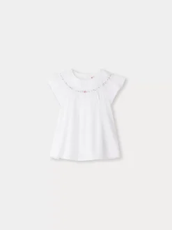 Bonpoint Fillys Blouse Milk White |Child Tops