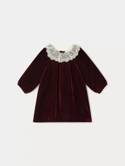 Bonpoint Flavili Dress Burgundy |Newborn & Baby Dresses