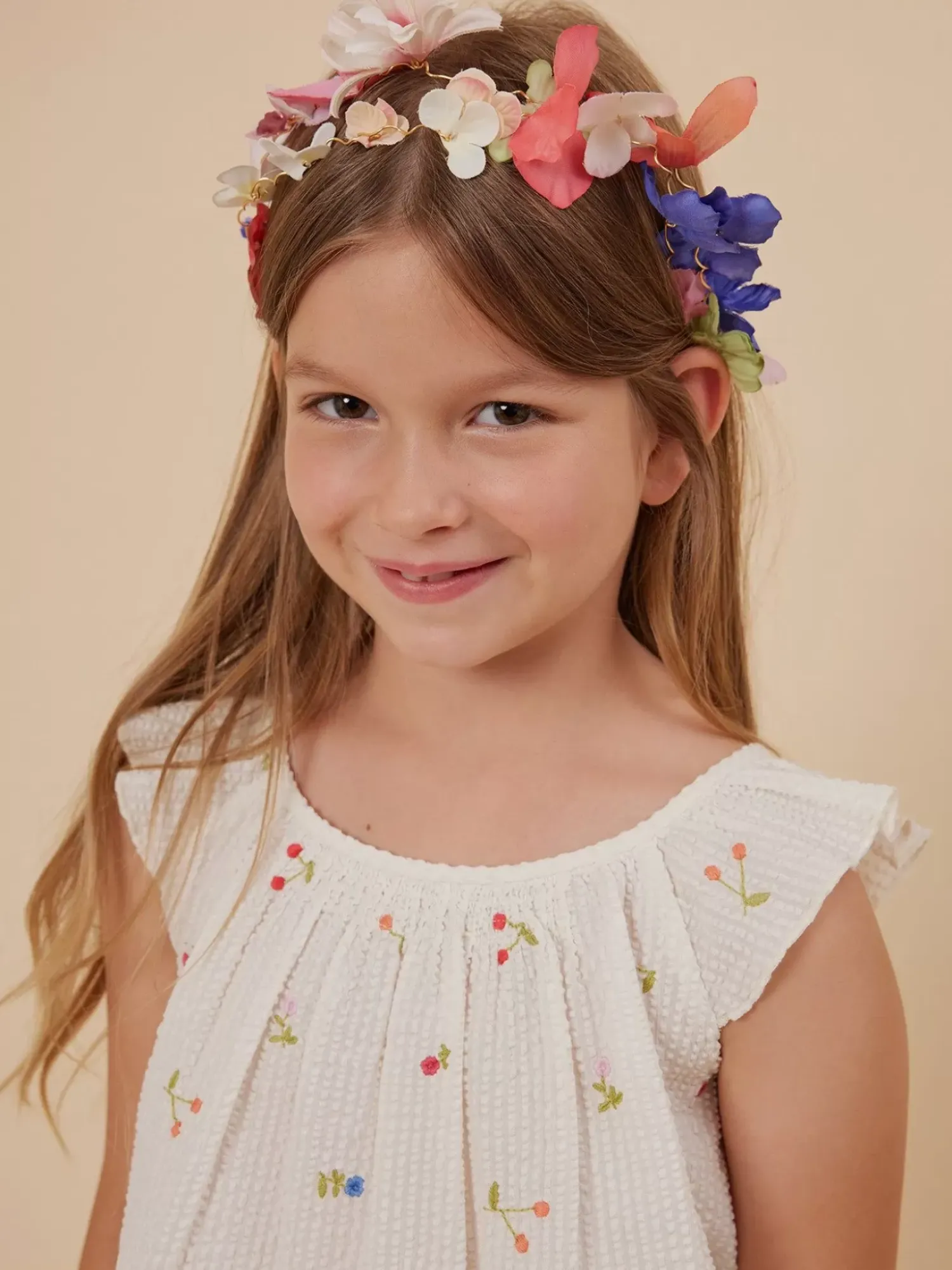 Bonpoint Fleurice Headband Multicolored |Child Accessories
