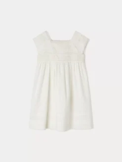 Bonpoint Framboise Dress Milk White |Child Dresses