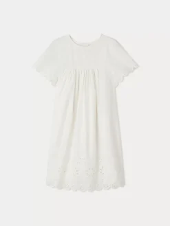 Bonpoint Francesca Dress Milk White |Child Dresses