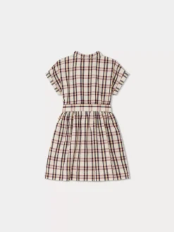 Bonpoint Gisele Dress Burgundy |Child Dresses