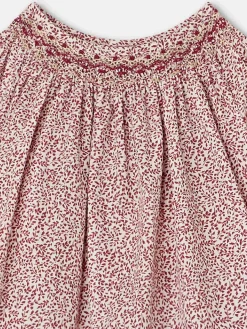 Bonpoint Griotte Smocked Blouse Ruby |Newborn & Baby Tops