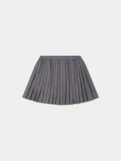 Bonpoint Jais Skirt Dark Heathered Gray |Child Skirts