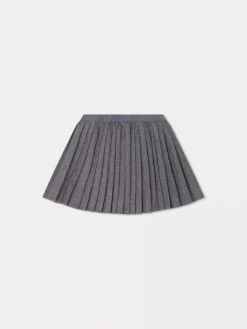 Bonpoint Jais Skirt Dark Heathered Gray |Child Skirts