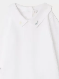 Bonpoint Juillet Bodysuit Vanilla |Newborn & Baby Onesies And Pajamas