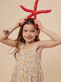 Bonpoint Laly Dress Orange |Child Dresses