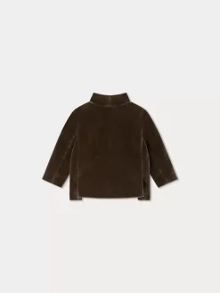 Bonpoint Leopold Jacket Taupe |Newborn & Baby Outerwear