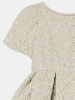 Bonpoint Lilibet Dress Lagoon |Child Dresses