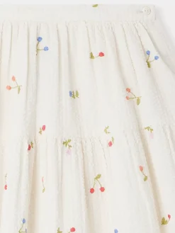 Bonpoint Lise Skirt Milk White |Child Skirts