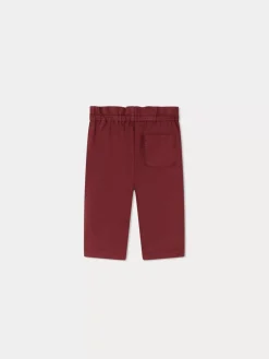 Bonpoint Luciole Pants Burgundy |Newborn & Baby Bloomers, Shorts, And Pants