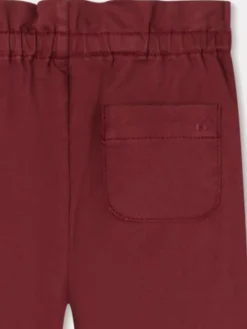Bonpoint Luciole Pants Burgundy |Newborn & Baby Bloomers, Shorts, And Pants