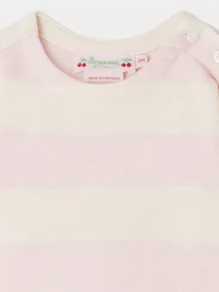 Bonpoint Mariniere Dakota Rose Poudre |Newborn & Baby Tops