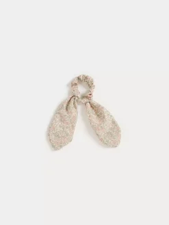 Bonpoint Maxinoeud Scrunchie Pink Flowers |Child Accessories