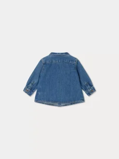 Bonpoint Mico Shirt Light Denim |Newborn & Baby Tops