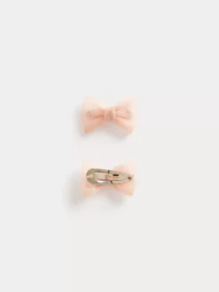 Bonpoint Miniclic Hair Clips Faded Pink |Child Accessories