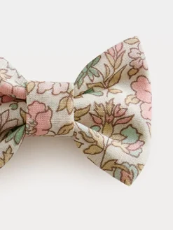 Bonpoint Miniclic Hair Clips Pink Flowers |Child Accessories