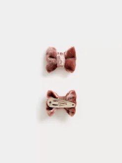 Bonpoint Miniclic Hairclips Terracotta |Child Accessories