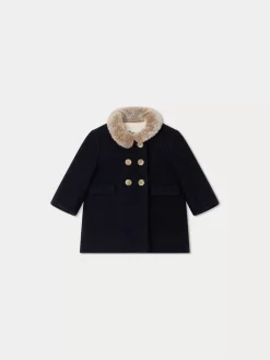 Bonpoint Moka Coat Navy |Newborn & Baby Outerwear