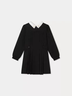 Bonpoint Mona Dress Black |Child Dresses