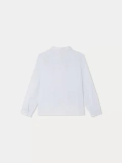 Bonpoint Myriam Blouse Sky Blue |Child Tops