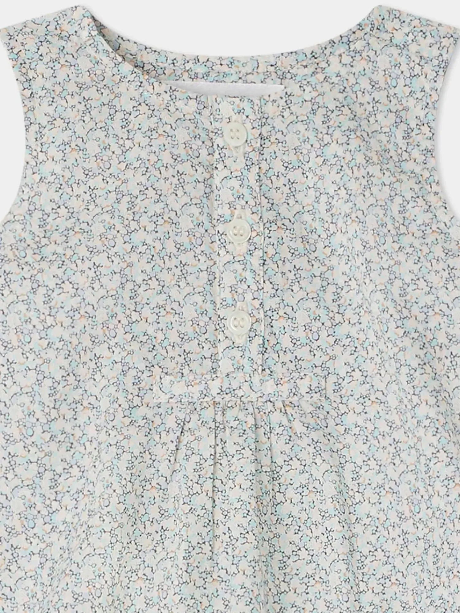 Bonpoint Nico Romper Sky Blue |Newborn & Baby Pants, Bloomers, And Rompers