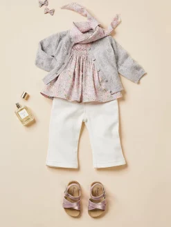 Bonpoint Pantalon Bellino Blanc Lait |Newborn & Baby Bloomers, Shorts, And Pants