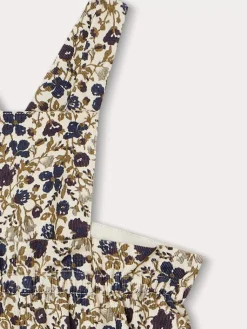 Bonpoint Papaye Overalls Beige |Newborn & Baby Bloomers, Shorts, And Pants