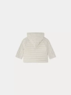 Bonpoint Pepito Jacket Light Grey |Newborn & Baby Outerwear