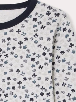 Bonpoint Planet Pajamas Heathered Gray |Child Pajamas