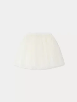 Bonpoint Pois Skirt Milk White |Child Skirts