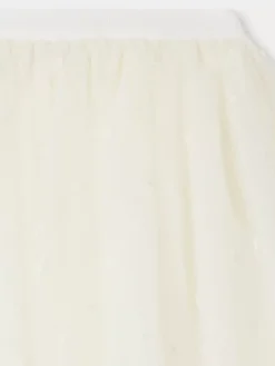 Bonpoint Pois Skirt Milk White |Child Skirts